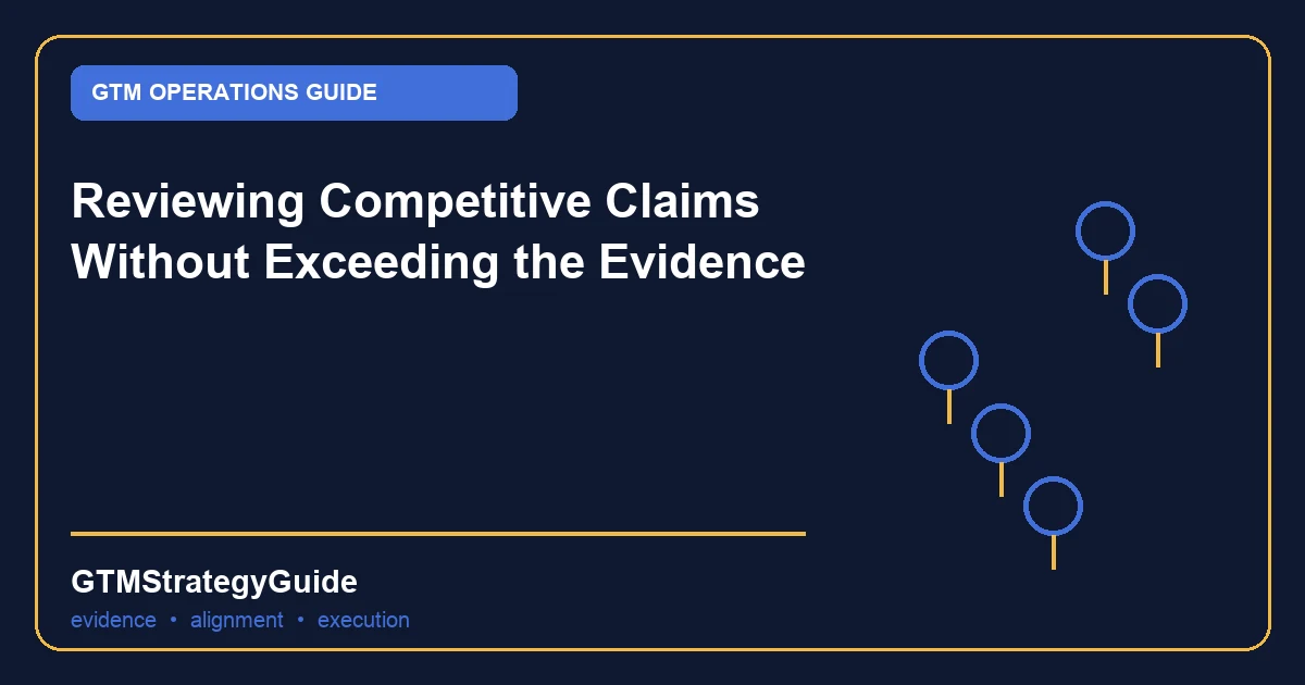 Reviewing Competitive Claims Without Exceeding the Evidence
