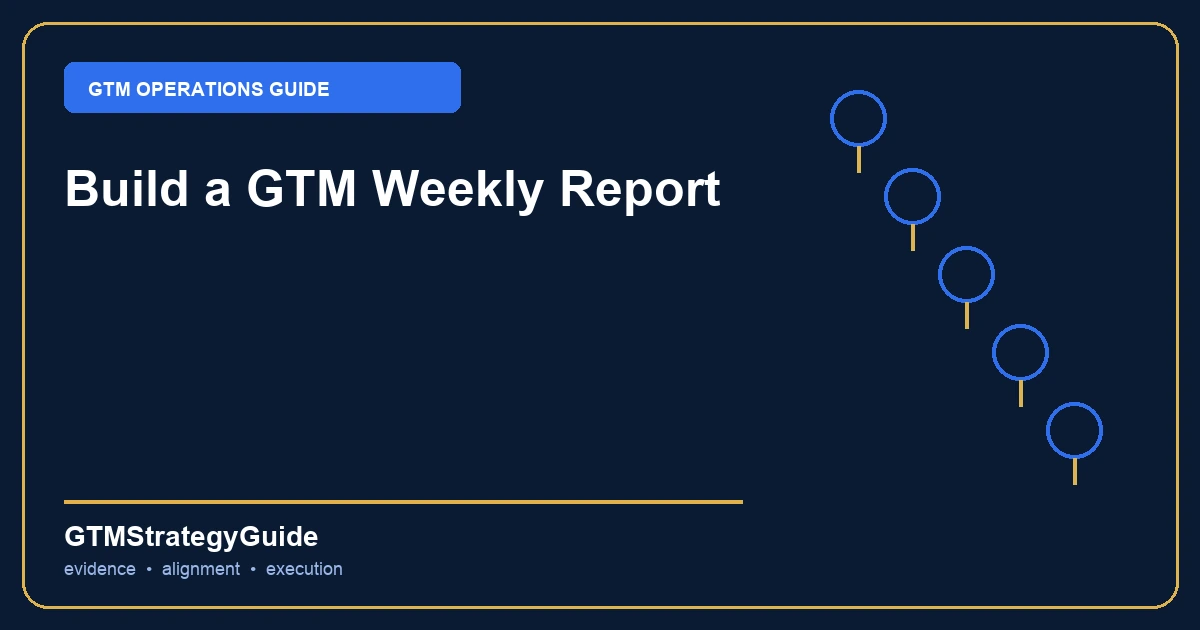 Build a GTM Weekly Report